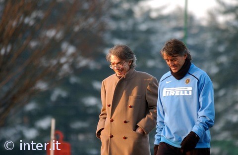 Moratti e Mancini